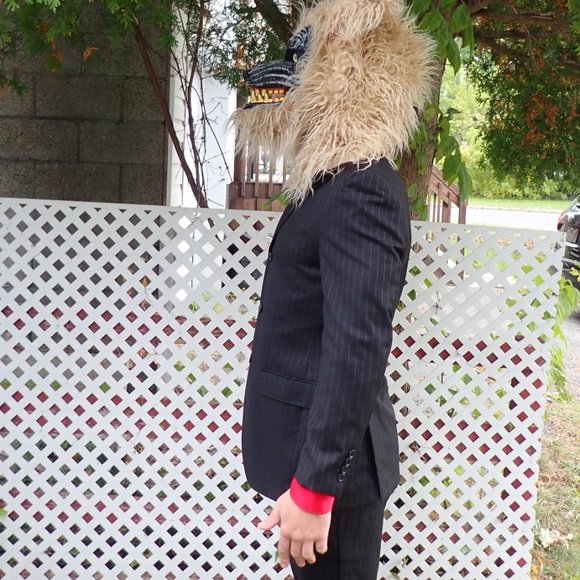 Japanese Pinstripe Suit -  40 R Jacket  Pants 32/30 - Picture 3 of 5